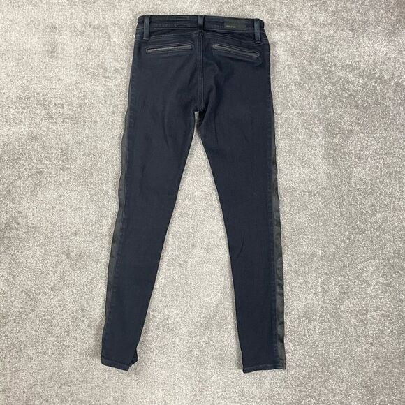 AG Adriano Goldschmied The Anita Skinny Tuxedo Ankle Crop 24R Jeans Pants USA - Picture 2 of 7